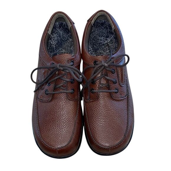 Apex Mens Ariya Moc Toe Dress Oxford Shoes Brown Size 12.5 NWOT‎ main image 5